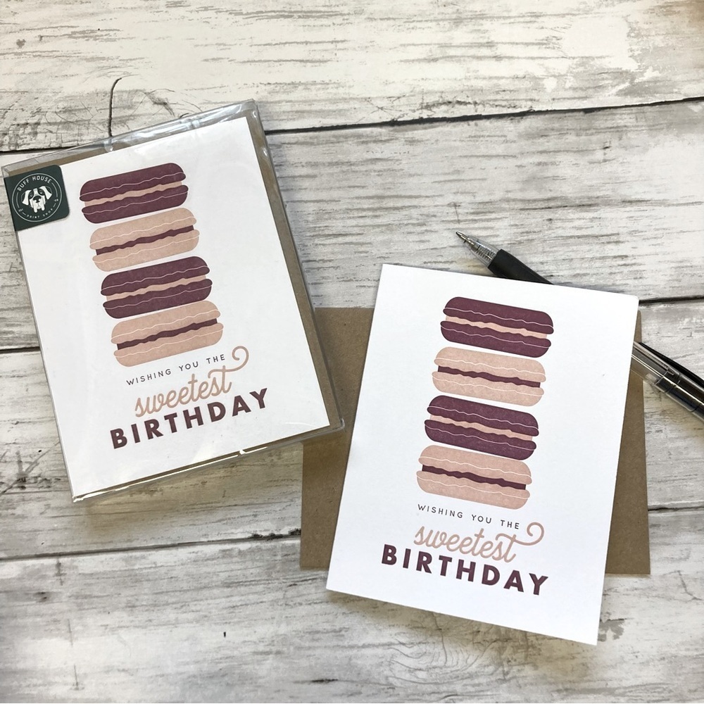 Handmade Birthday Cards Set of 6